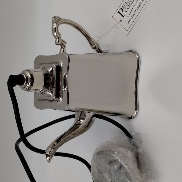 Paul Michael Company Kitchen Bar Teapot Light Fixture Silver Chrome - Picture 2 of 8